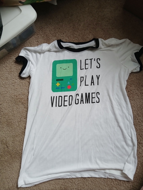 Mighty Fine Tops - BMO Lets Play Video Games Shirt